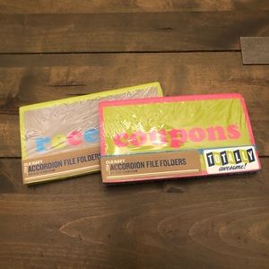 Old Navy Accordion File Folders